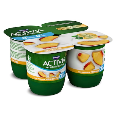 Bífidus desnatado con melocotón Activia 4 x 120 g-0 Bífidus desnatado con melocotón Activia 4 x 120 g-0