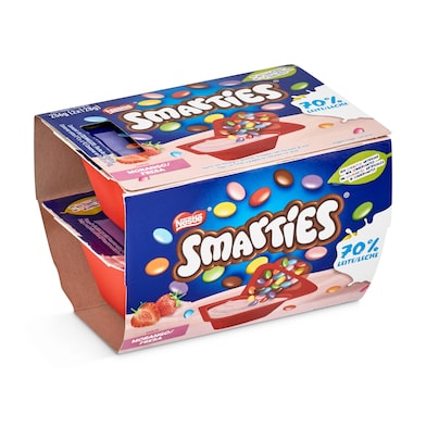 Yogur con Smarties Nestlé 2 x 128 g-0