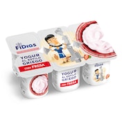 Yogur griego con fresa Dia Fidias 6 x 125 g