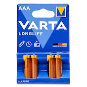 Pilas alcalinas AAA Varta 4 unidades