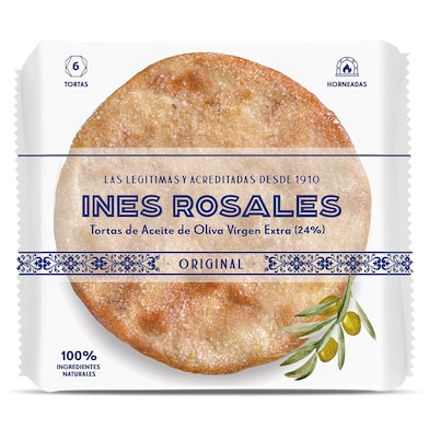 Tortas de anís con aceite de oliva Inés Rosales 180 g-0