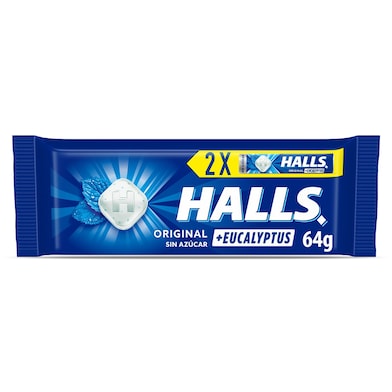 Caramelos sabor eucalipto Halls 2 x 32 g-0 Caramelos sabor eucalipto Halls 2 x 32 g-0