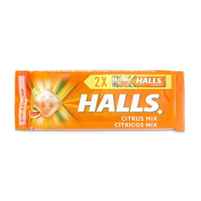 Caramelos sabor cítricos Halls 2 x 32 g-0 Caramelos sabor cítricos Halls 2 x 32 g-0