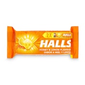 Caramelos sabor miel y limón Halls 2 x 32 g