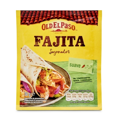 Sazonador para fajitas Old El Paso 30 g-0 Sazonador para fajitas Old El Paso 30 g-0