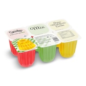 Postre gelificado de fresa, limón y multifruta Dia Caprichoso 6 x 100 g