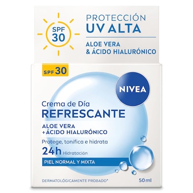 Crema de día refrescante SPF 30 Nivea 50 ml-0