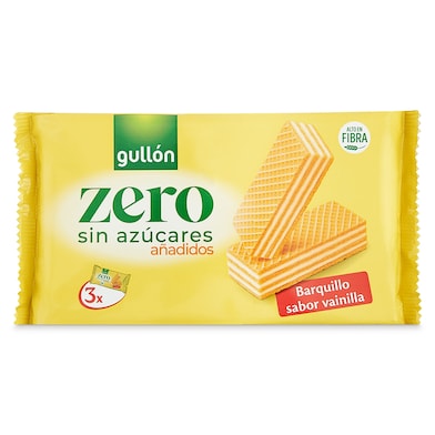 Barquillos de vainilla sin azúcares Gullón 180 g-0 Barquillos de vainilla sin azúcares Gullón 180 g-0