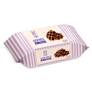 Gofre recubierto de cacao El Molino de Dia 360 g-0