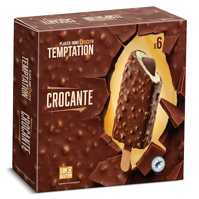 Helado bombón crocante Dia Temptation 6 x 63 g-0 Helado bombón crocante Dia Temptation 6 x 63 g-0