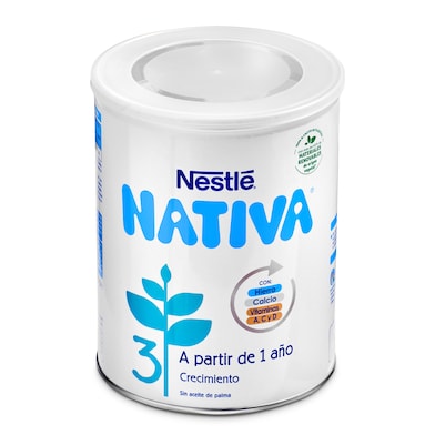 Leche infantil en polvo de continuación +12 meses Nativa 800 g-0