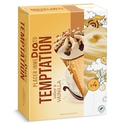 Conos de vainilla Dia Temptation 4 x 68 g
