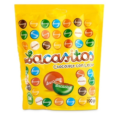 Grageas de chocolate con leche Lacasitos 190 g-0 Grageas de chocolate con leche Lacasitos 190 g-0