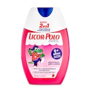 Pasta de dientes dos en uno fresa +6 años Licor del polo 75 ml