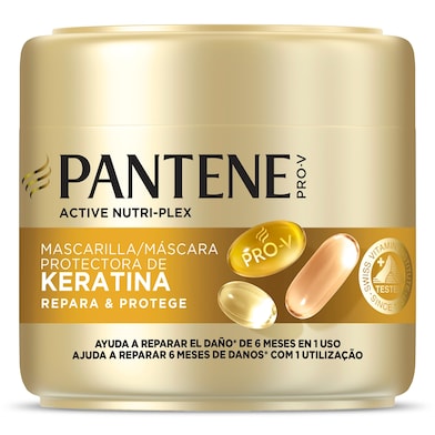 Mascarilla keratina repara y protege Pantene 300 ml-0