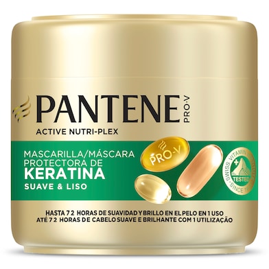 Mascarilla keratina suave y liso Pantene 300 ml-0