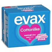 Compresas normal con alas Evax 19 unidades