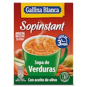Sopa de verduras con picatostes Gallina Blanca Sopinstant 51 g