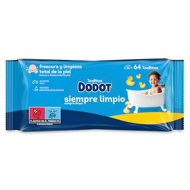 Toallitas para bebés Dodot 64 unidades-0 Toallitas para bebés Dodot 64 unidades-0