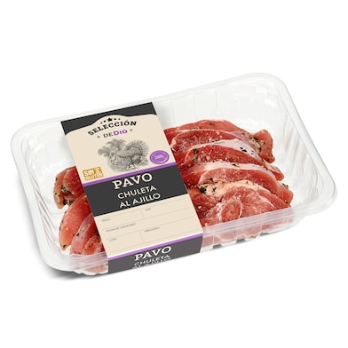 Chuletas de pavo al ajillo Selección de Dia 680 g aprox.-0 Chuletas de pavo al ajillo Selección de Dia 680 g aprox.-0