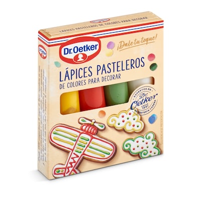 Lápices pasteleros de colores Dr. Oetker 76 g-0