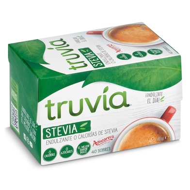 Endulzante de stevia 0 calorías Truvia 40 unidades-0