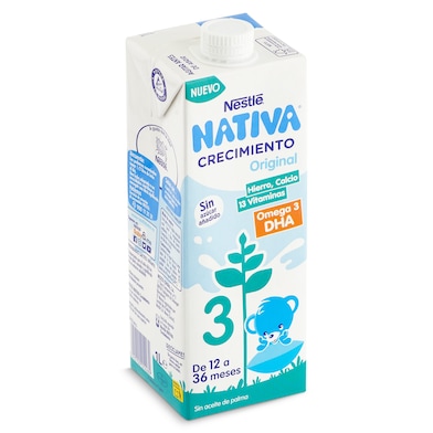 Bebida láctea crecimiento original +12 meses Nativa 1 L-0