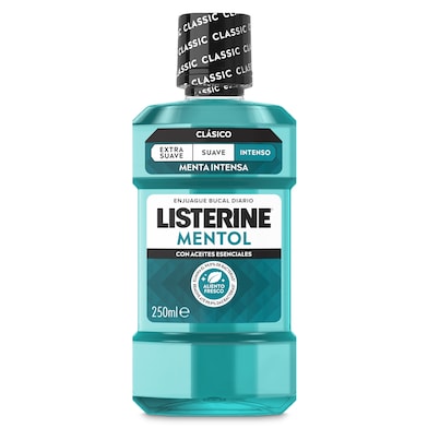 Enjuague bucal mentol Listerine 250 ml-0
