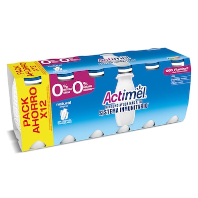 Actimel desnatado natural 12 x 100 g-0 Actimel desnatado natural 12 x 100 g-0