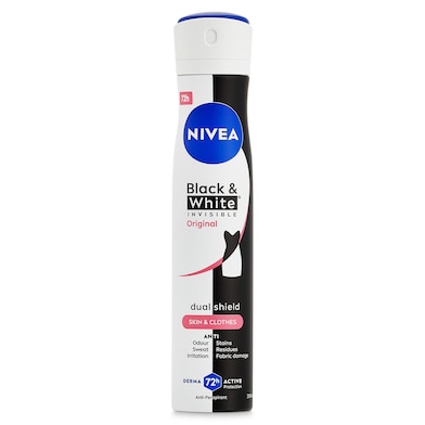 Desodorante invisible black & white Nivea 200 ml-0 Desodorante invisible black & white Nivea 200 ml-0