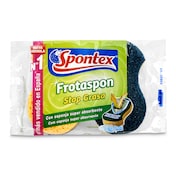 Estropajo con esponja super absorbente Spontex 2 unidades
