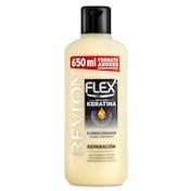 Crema suavizante con keratina cabello seco o dañado Flex 650 ml