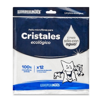 Paño de microfibras para cristales Limpiamas 1 unidad-0