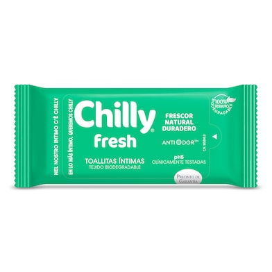 Toallitas íntimas fresh Chilly 12 unidades-0
