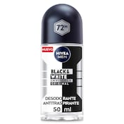 Desodorante roll-on invisible black & white Nivea men 50 ml