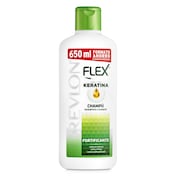 Champú con keratina fortificante Flex 650 ml