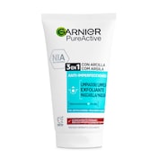 Crema tres en uno purificante exfoliante y matificante Garnier 150 ml