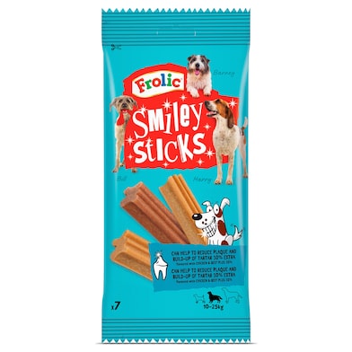 Snack para perros Smiley Sticks Frolic 175 g-0