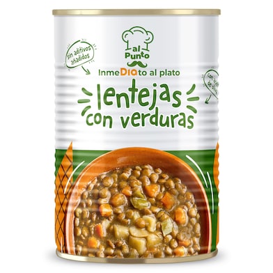 Lentejas con verduras Dia Al Punto 430 g-0 Lentejas con verduras Dia Al Punto 430 g-0