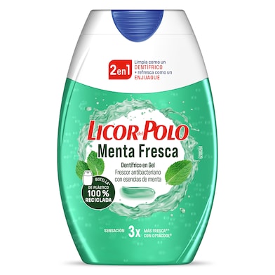 Pasta de dientes dos en uno menta fresca Licor del polo 75 ml-0
