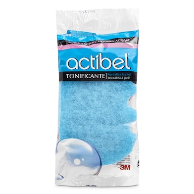 Esponja de baño tonificante doble acción Actibel 1 unidad-0 Esponja de baño tonificante doble acción Actibel 1 unidad-0