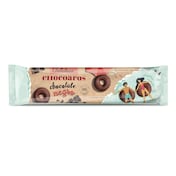 Roscos de galleta con chocolate negro chocoaros Galleteca de Dia 128 g