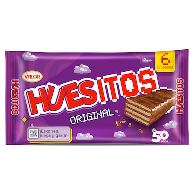 Barritas de barquillo recubierta de chocolate con leche Huesitos 120 g-0 Barritas de barquillo recubierta de chocolate con leche Huesitos 120 g-0