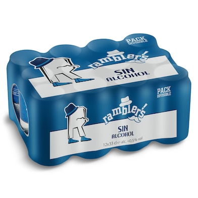 Cerveza sin alcohol Dia Ramblers pack 12 x 33 cl-0 Cerveza sin alcohol Dia Ramblers pack 12 x 33 cl-0
