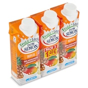 Bebida de fruta y leche tropical Don Simón pack 3 x 330 ml