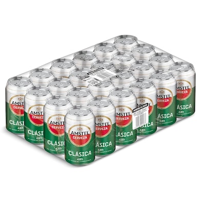 Cerveza clásica Amstel pack 24 x 33 cl-0 Cerveza clásica Amstel pack 24 x 33 cl-0