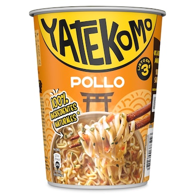 Noodles sabor pollo Gallina Blanca Yatekomo 60 g-0