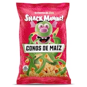 Conos de maíz sabor queso y bacon Dia Snack Maniac 100 g