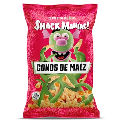 Conos de maíz sabor queso y bacon Dia Snack Maniac 100 g-0 Conos de maíz sabor queso y bacon Dia Snack Maniac 100 g-0