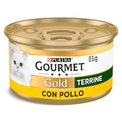 Alimento para gatos con pollo terrine Gourmet 85 g